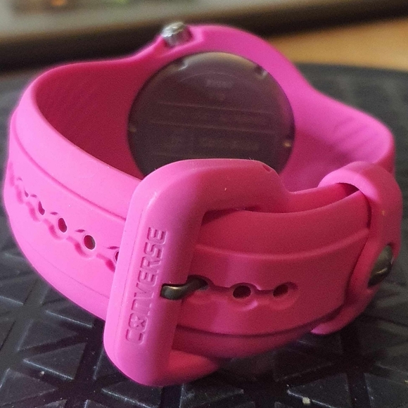 Converse VR001 Pink Silicone Women's Watch - Picture 5 of 6